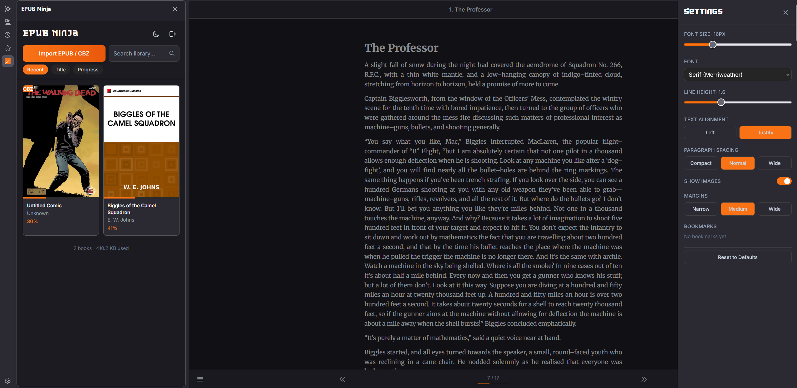 EPUB Ninja Reader
